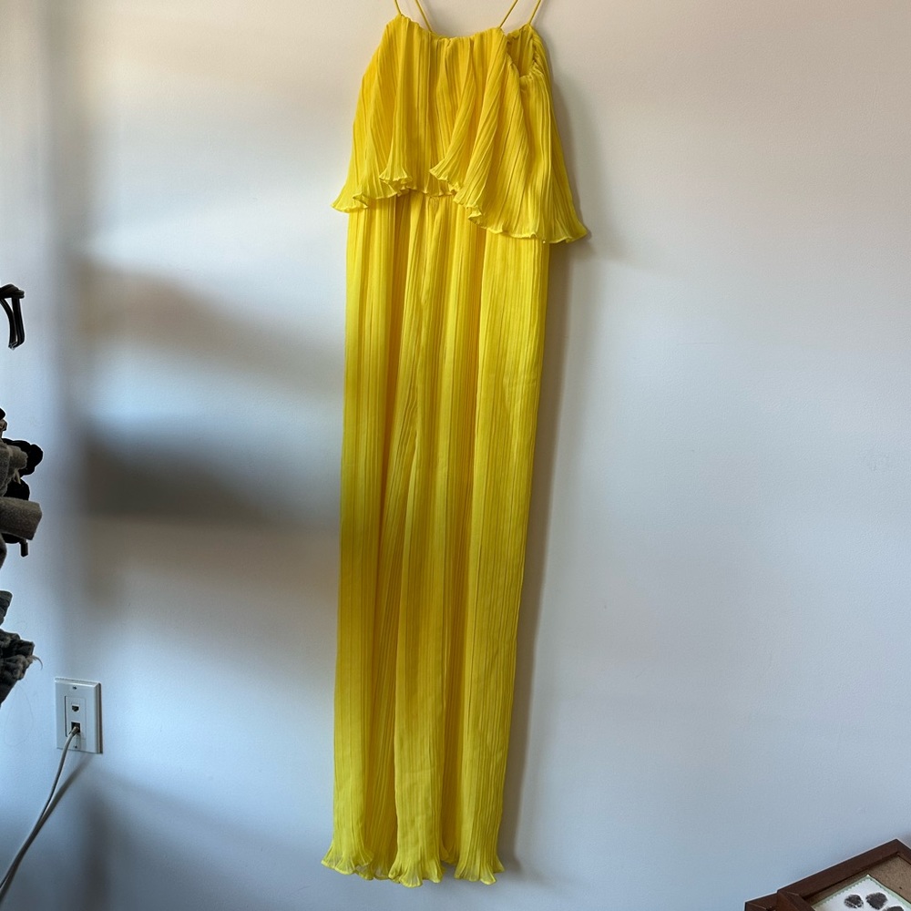 ZARA Yellow Romper/Cover Up
